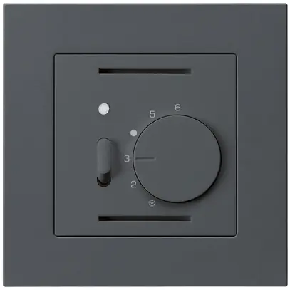 Termostato ambiente INC kallysto.pro antracite con interruttore 