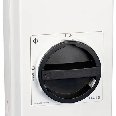 AP-Lasttrennschalter Kraus & Naimer 3P 40A 600V IP66 schwarz 