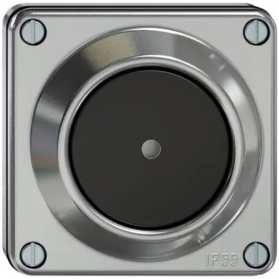 Interruttore a pulsante luminoso INC ELEMENT sch 6/1L 16A 250V LED alluminio 
