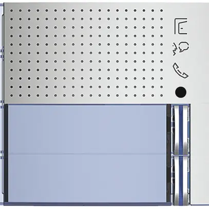 Frontale per modulo altoparlante di porta Sfera con 2 tasti alluminio 