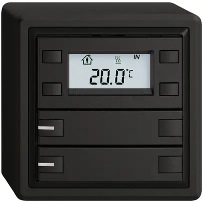Poussoir RTH AP EDIZIO.liv SNAPFIX® a.RGB-LED 2×touches comm.2T no 