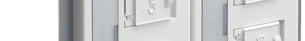 Support équerre Hager avec 2×FLF et 4×RJ45 Cat.6 non blindé blanc 