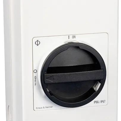 AP-Lasttrennschalter Kraus & Naimer 4P 40A 600V IP66 schwarz 