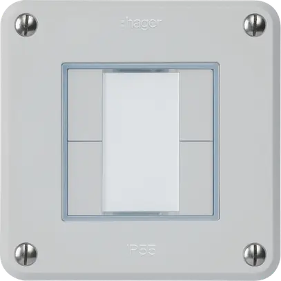 UP-Taster robusto A KNX 4× s/e-link hellgrau 