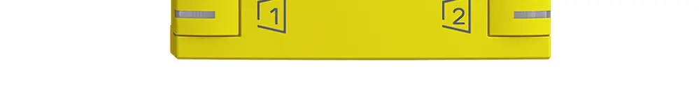 Bottone EDIZIOdue zeptrionAIR scena S1/S2 con LED lemon 