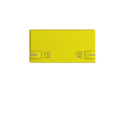 Bottone EDIZIOdue zeptrionAIR scena S1/S2 con LED lemon 