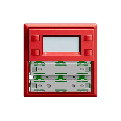 Plaque frontale RTH KNX 1…4×EDIZIOdue berry, avec LED RGB 