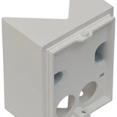 Supporto angolare a parete SG Echo alluminio 80×50×101mm bianco 
