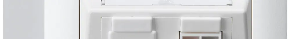 Prise AP audio kallysto 1×blanc borne à étrier pour 1 haut-parleur 