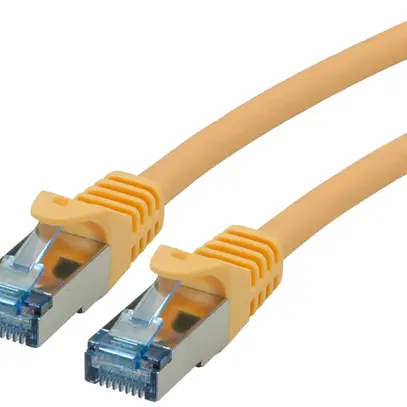 Cavo patch RJ45 ROLINE cat.6A S/FTP AWG26 LSZH giallo 15m 