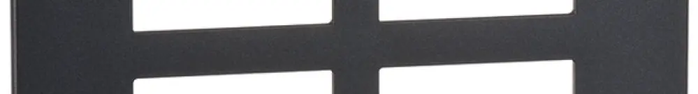 Telaio di copertura ATO 2×2 moduli grigio grafite 