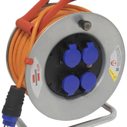 Avvolgicavo Garant SK 320 Ø320mm 50m 3×2.5mm² 4×T13 acciaio grigio IP55 