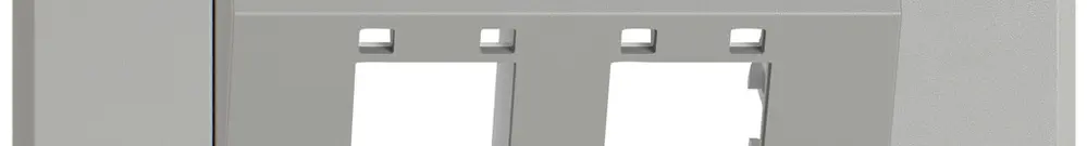 Kit di montaggio INC EDIZIO.liv SNAPFIX® per freenet cat.5e/6 2× grc 