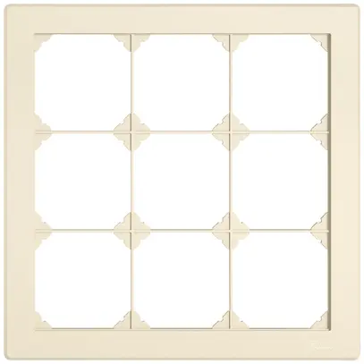 Cadre de recouvrement ENC EDIZIO.liv SNAPFIX® 3×3 216×216mm cr 