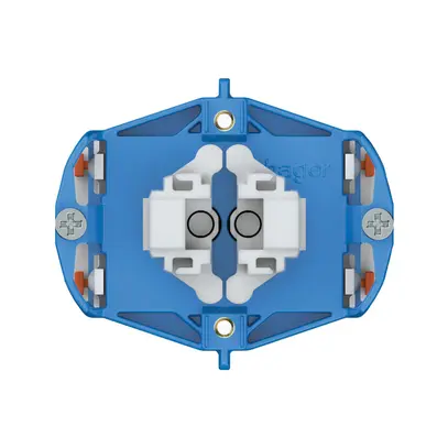 Interruttore a pulsante luminoso origin sch 1 (3+3) 2×LED 