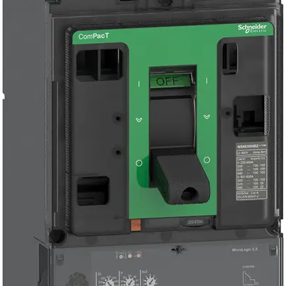 Disgiuntore di potenza ComPacT NSX400F con MicroLogic2.3 3P3d 160…400A 36kA 