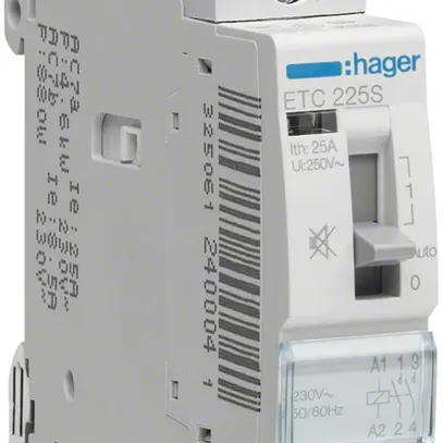 Contacteur AMD Hager 230VAC 1 fermeur 1 ouvreur 25A avec fonction jour/nuit 1UM 