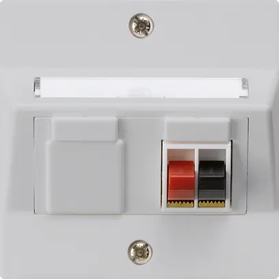 Prise ENC audio kallysto 1×gris clair borne à étrier pour 1 haut-parleur 