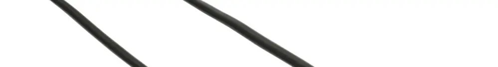 Apparate-Flachkabel Tdf 2×1mm² 5m schwarz Stecker T11 