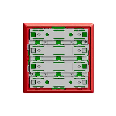 Unité fonctionnelle KNX RGB, capteur temp. 1…4× EDIZIOdue colore berry sans LED 
