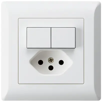 Combinaison ENC 2×A-R/1P+T13 blanc kallysto.line 