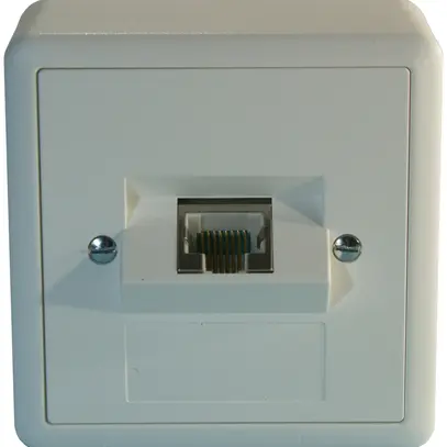 Presa AP 1×RJ45/s 8P ITplus EDIZIOdue bianco 