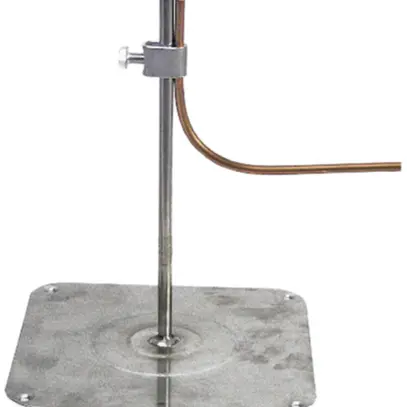 Placca Flury FL 82b, Inox A2 con asta, altezza 300mm 