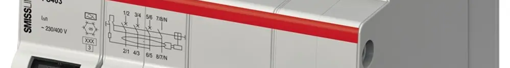 FI/LS-Schalter SMISSLINE TP C-25A 10kA 4P 30mA kurzzeitverzögert Typ F 