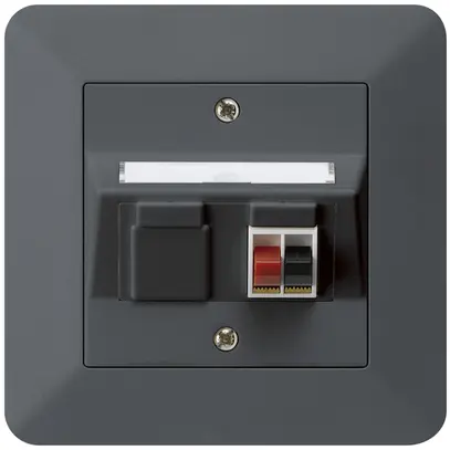 Presa INC audio kallysto.trend 1×antracite morsetto per 1 altoparlante 