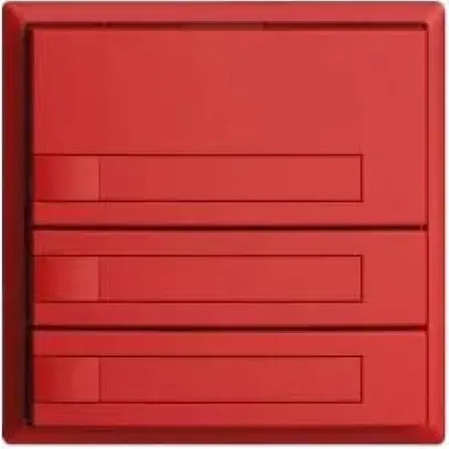 Poussoir KNX RGB EDUE, 250mW, s.LED, a.insert papier, 3×poussoir, 1×touche, ber 
