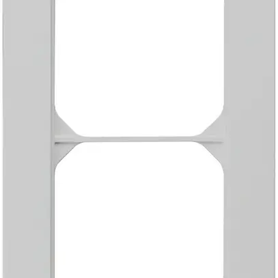 UP-Abdeckrahmen kallysto.pro 2×1 hellgrau 94×154mm 
