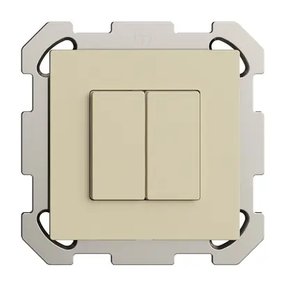 Stazione secondaria per interruttore INC 2c/2t WLAN Edue Wiser vanille 
