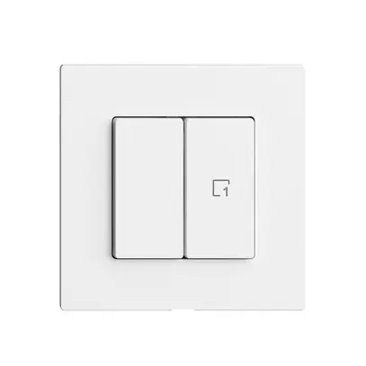 Commande pour interrupteur 1c scène/2t Edue Wiser blanc 