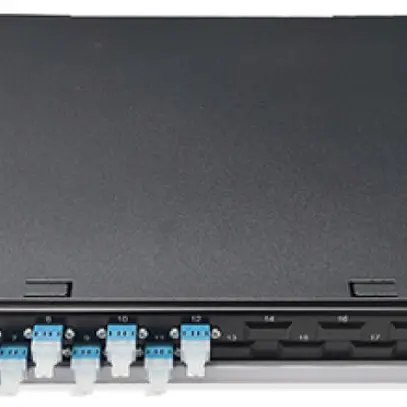 Breakoutbox 19" Dätwyler OV-SO 12×LCD/PC blu OS2 sfalsato 1UA nero 