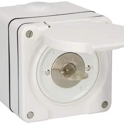 Interrupteur gradation AP NEVO 1P, IP55, 1-2-3-4-5, cyl.1007F, 9h, plan 5000, bc 