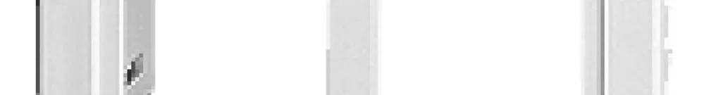Kit de montage FLF ITT 2×RJ45 blanc 