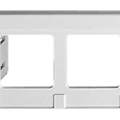 Kit de montage FLF ITT 2×RJ45 blanc 