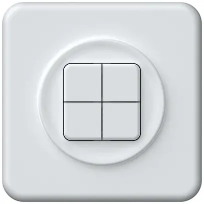 Pulsante KNX INC origin 4×tasti bianco 