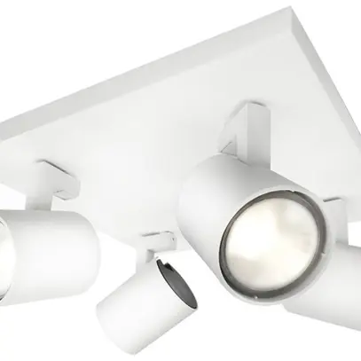 Spot Philips MYL Runner GU10 4×20W DIM weiss 