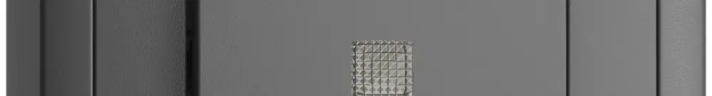 Interr. puls. lum. AP EDIZIOdue 3/2L grigio scuro, con lente, LED giallo 