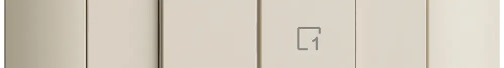 Station secondaire ENC 1K/2T pour interrupteur scène Edue Wiser crema 