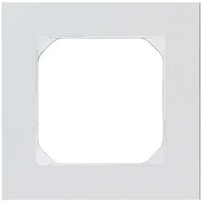 Abdeckrahmen KAL.art 1×1 94×94mm Al weiss 