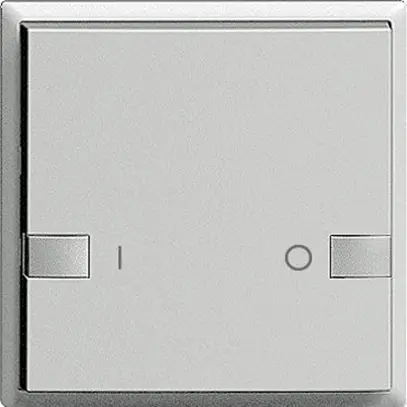 Tasto ZEP 1c/1t ON-OFF stazione princ. EDIZIOdue silver 