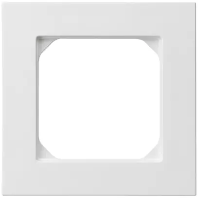 Cadre de recouvrement ENC kallysto.pro 1×1 blanc 94×94mm 