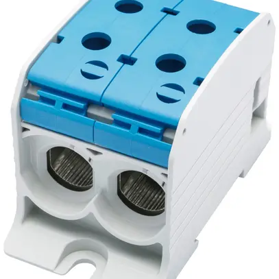 Bloc de distribution Bals RKA 95 1P 200A 2×entrée 2×sortie 10…95mm² bleu 