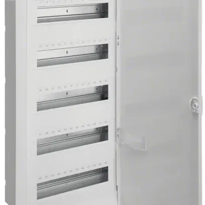 Distributore INC Hager volta 5-file 60UM IP30 348×880×94.5mm 