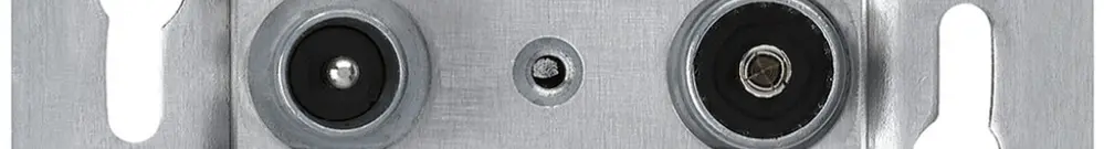Intérieur pour prise pour antenne ENC R/TV/données Hager montage F 2GHz 11db 