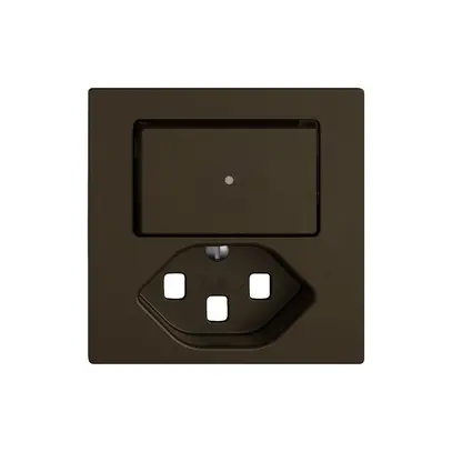 Kit di montaggio EDIZIO.liv SNAPFIX® p.combi.T23 c.1 tasto c.lente front.ma 