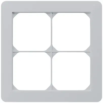 Telaio di copertura INC kallysto.trend 2×2 grigio chiaro 154×154mm 