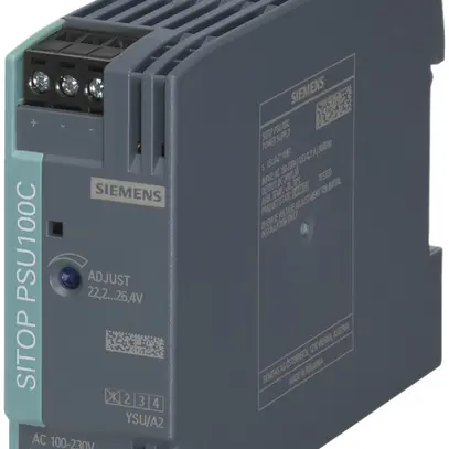 Stromversorgung Siemens SITOP PSU100C, IN:100…230VAC(110…300VDC), OUT:12VDC/2A 